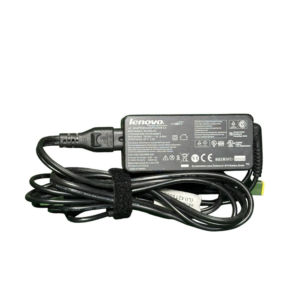 Lenovo ADLX45DLC2A 20V 2.25A 45W Genuine Original AC Power Adapter Charger Black